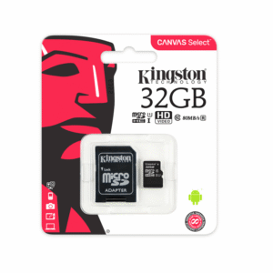 Cartão de Memória Micro SD Kingston Canvas Select Plus 32GB