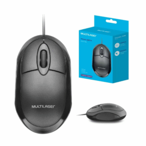 Mouse Óptico USB 1200dpi Preto-MO300